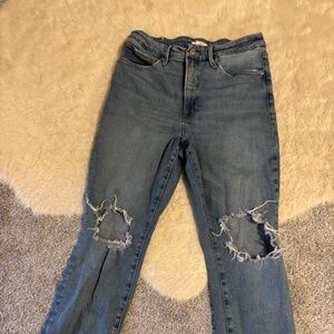 Good American vintage flare jeans